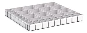41 Compartment Box Kit 100+mm High x 800W x750D drawer Bott Drawer Cabinets 800 x 750 43020773 
